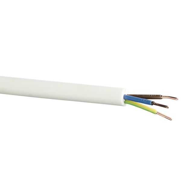 Kabel Gelia 4014103151 EQQ 3G1.5, hvit 10 m