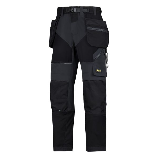 Håndværkerbukser Snickers Workwear 6902 FlexiWork  Sort Str. 48