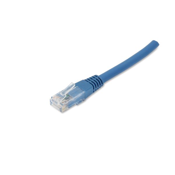 Patch ledning Eurolan 21D-S6-01BU 2 x RJ45 SSTP, blå 1 m