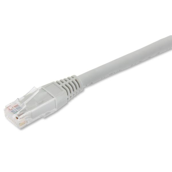 Patch ledning Eurolan 21D-U6-1EGY 2 x RJ45 UTP, 1,5 m 1,5 m Grå