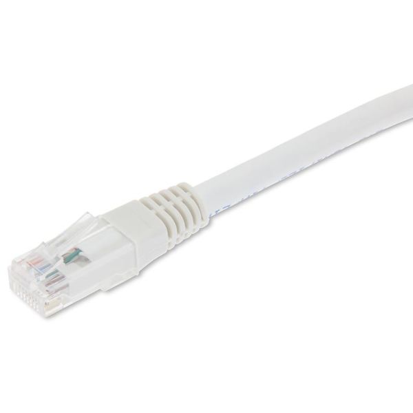 Patch ledning Eurolan 21D-U6-0EWT  0,5 m Hvid