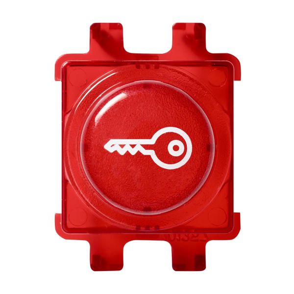 Painonappi Schneider Electric WDE011523 Punainen Avainsymbolilla