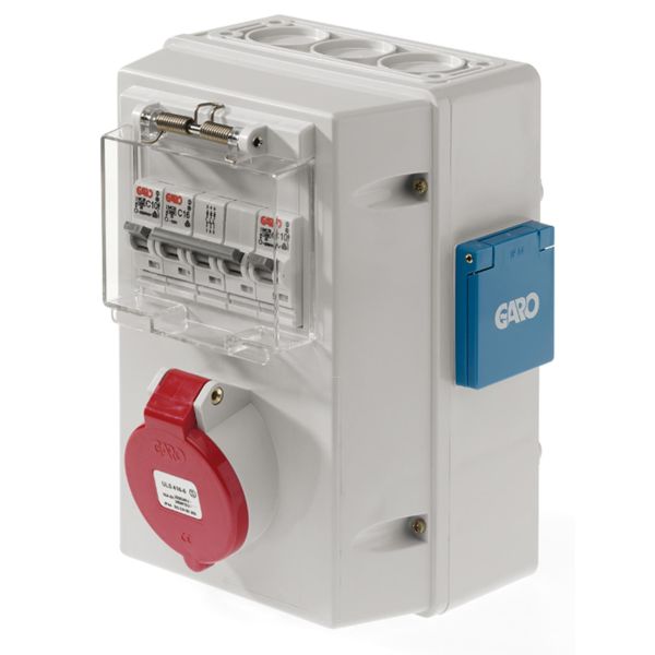 Pistorasiakotelo Garo URB 332-6S IP44 32 A