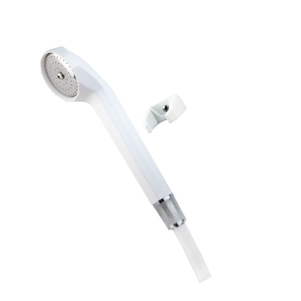 Håndbruser Arrow Briljant hvid, med holder 