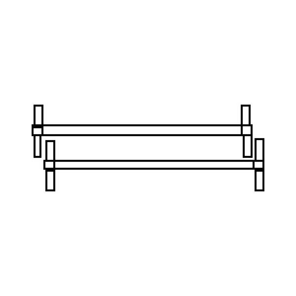 Fastgørelsessæt Elfa 215014 550 mm, hvid 