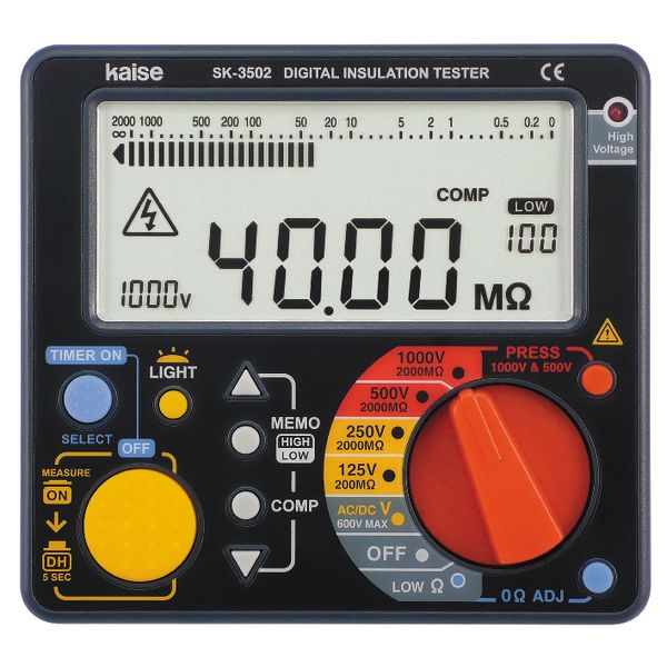 Isolering tester Kaise SK-3502 digital 