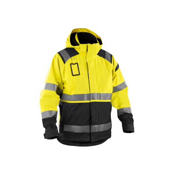 Shelljakke Blåkläder 498719873399M Høj synlighed gul/sort Stl M
