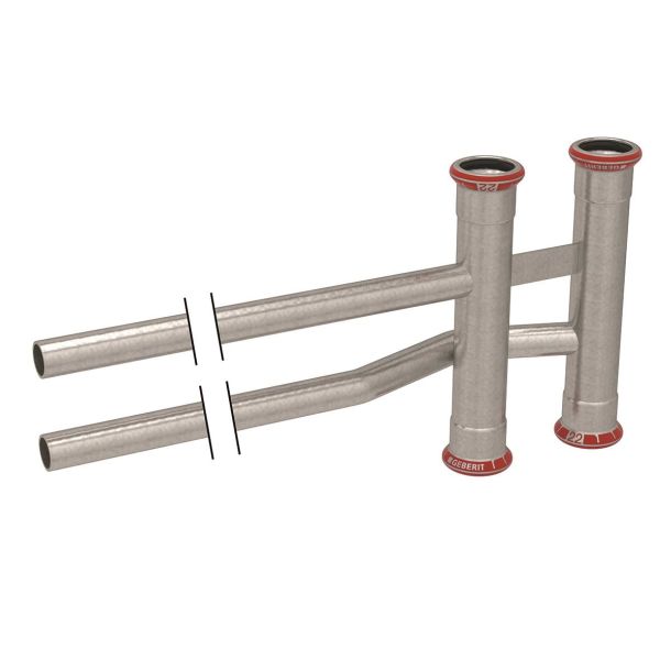 Stigrørsfordeler Geberit 1550887 Galvaniseret 15 x 15 x 15 mm