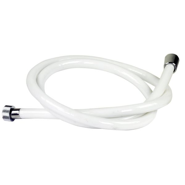 Bruserslange Gelia Aqualine 1,75 m, antitwist Hvid