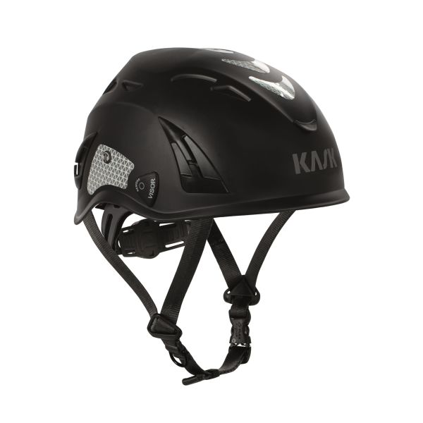 Suojakypärä KASK PLASMA HI VIZ refleksillä Musta