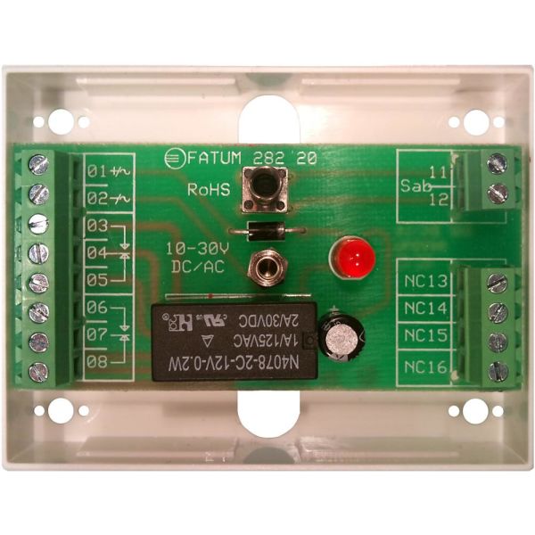 Relæ boks Alarmtech 5015299 10-30 V DC/AC 