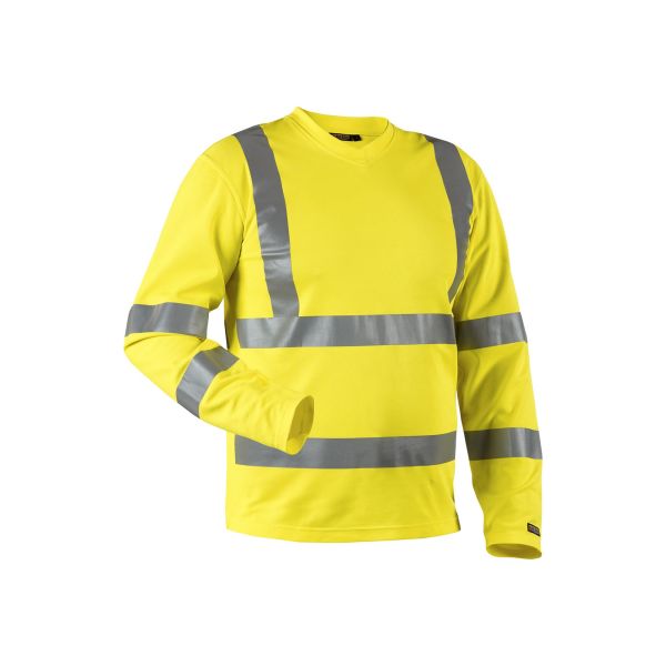 T-paita Blåkläder 338110703300XXXL pitkähihainen, huomiokeltainen, UV-suojattu, huomioväri Koko XXXL