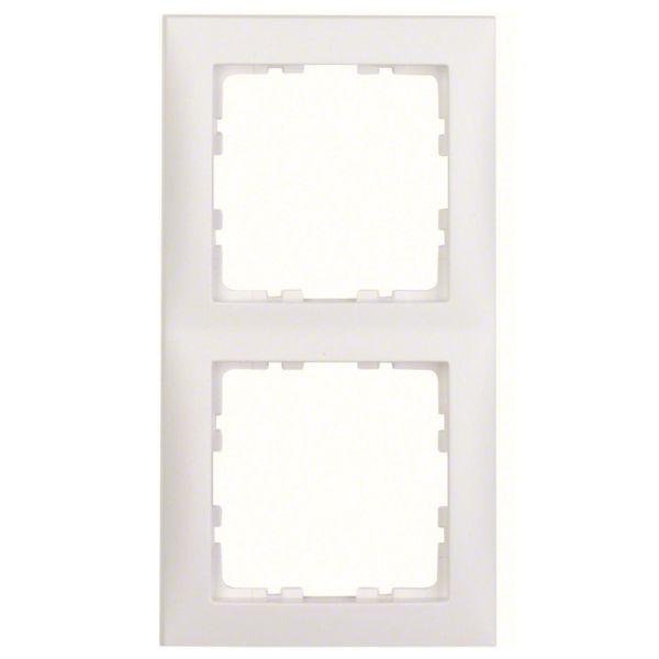 Kombinasjonsramme Hager 10129909 termoplast, serie S1 2 rom