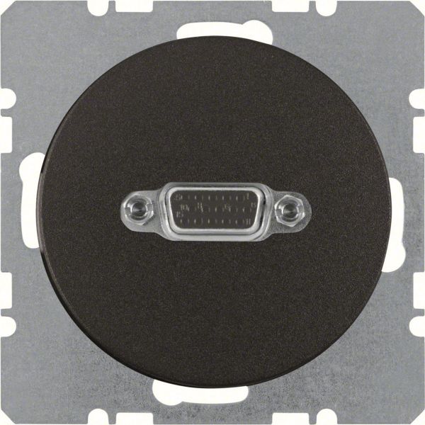 VGA-uttak Hager 3315402089 71 x 71 mm Hvit