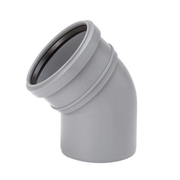 Bøjning Uponor 3002600581 45° 75 mm