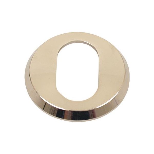 Cylinderring ASSA 412700110021 til oval cylinder, 6 mm Mat børstet messing