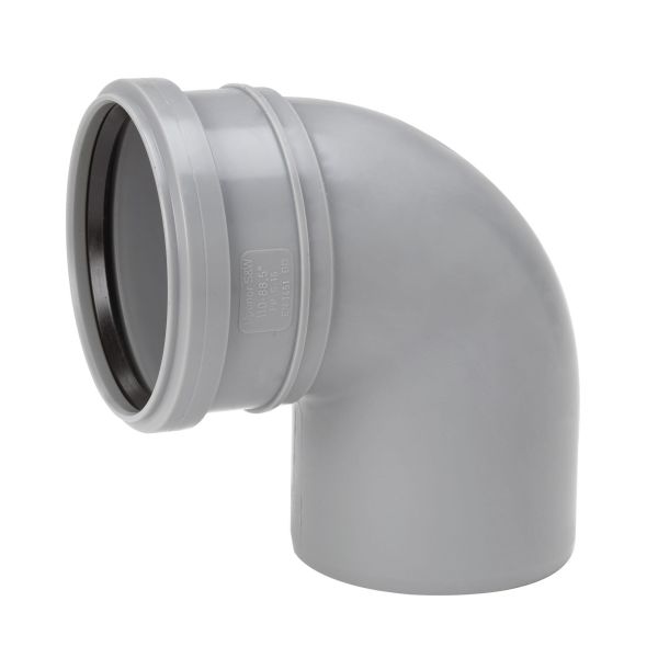 Markavloppsböj Uponor 3002601641 88,5° 110 mm