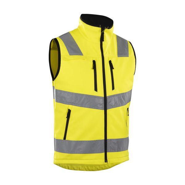 Hi-vis vest Blåkläder 304925173300M Høj synlighed gul, softshell Stl M