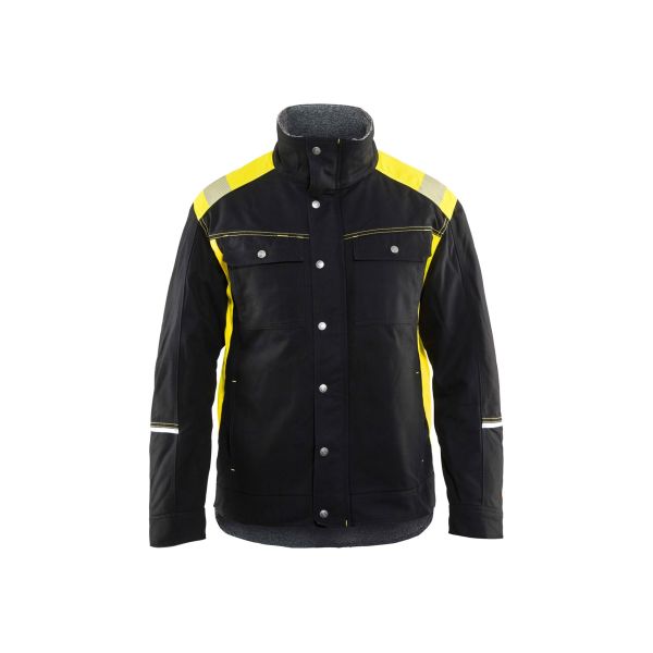 Vinterjakke Blåkläder 491513709933XXXL svart/varselgul, håndverksjakke Str. XXXL