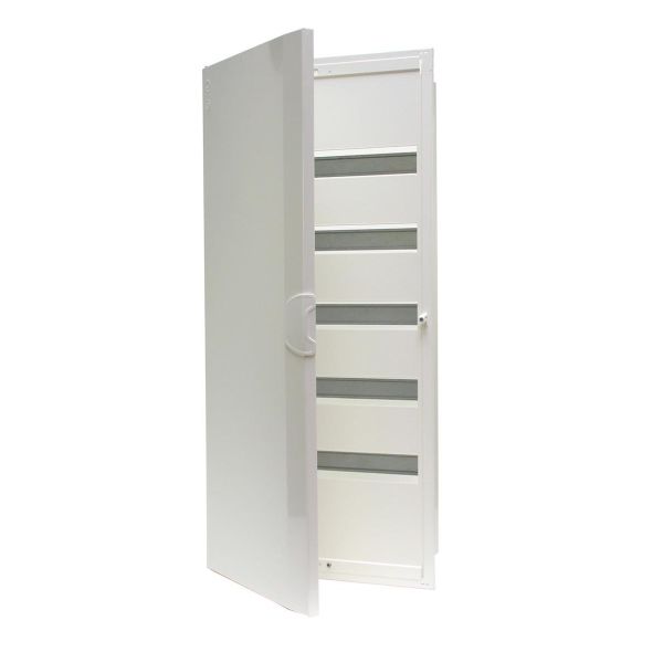 Sentralapparat Garo NIM 100-5U innfelt montering, hvitt stål 100 moduler, 5 rader
