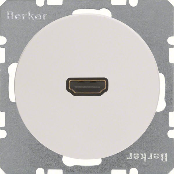 HDMI-uttak Hager 3315422089 R.1/R.3 Polarhvit