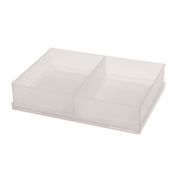Indsats Raaco 136495 47x220x160 mm 2 rum (bred)