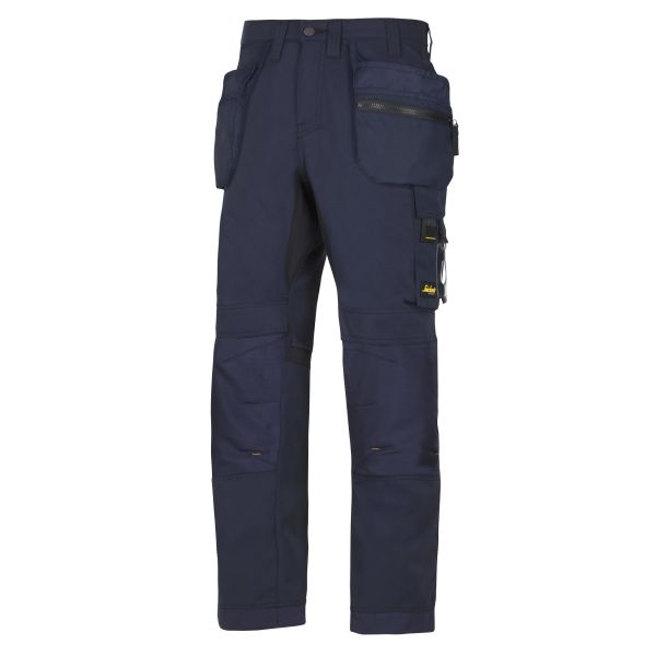 Arbeidsbukse Snickers Workwear 6200 AllroundWork marineblå D100