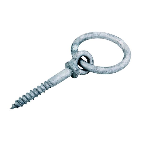 Sløjfe skrue Gunnebo G006757120 med ring, træ med gevind M12