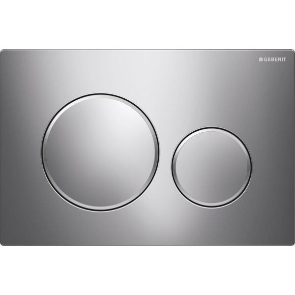 Betjeningsplade Geberit Sigma 20 dobbelt flush Krom