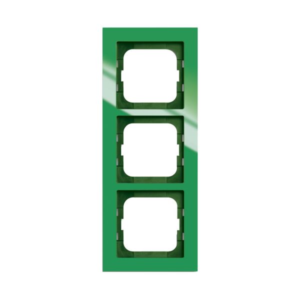 Kombinationsram ABB Axcent grön 3-fack