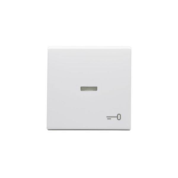 Enkeltvippe ABB 1789TR-84 1-veis, hvit linse, nøkkel Hvit