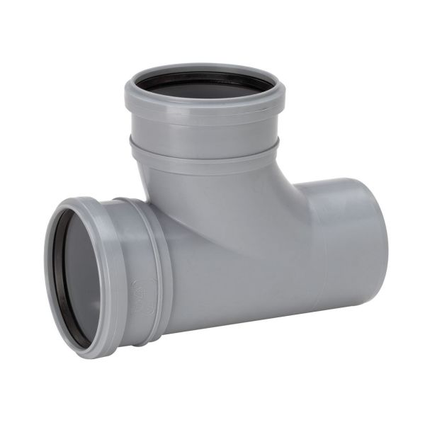 Grenrør Uponor 3002600741 88,5° 75 x 75 mm