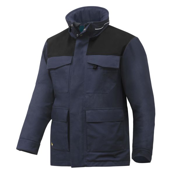 Vinterparkas Snickers Workwear 1101 RuffWork marineblå/svart XXL