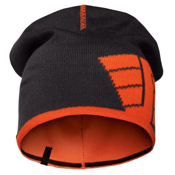 Kasket Snickers Workwear 9015 reversibel Sort/orange