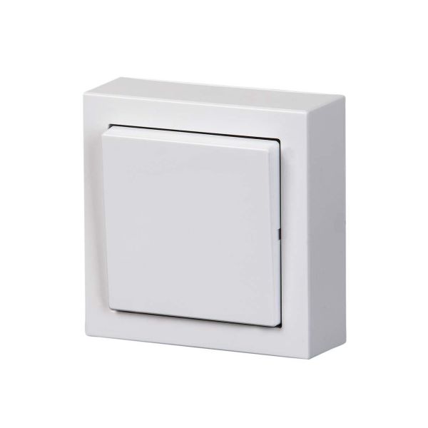 Tryckknapp ABB Impressivo 1-pol Vit