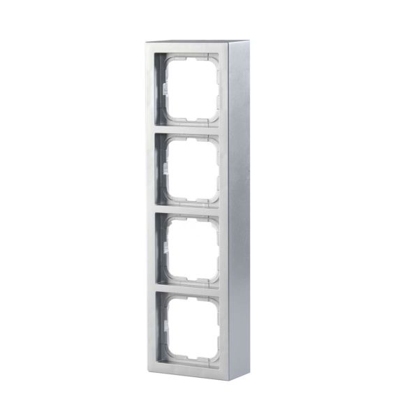 Korotuskehys ABB Impressivo alumiini 4-paikkainen