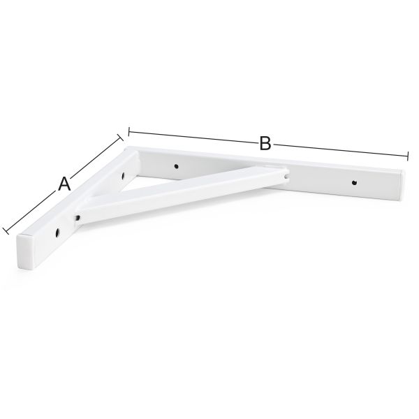 Hyllynkannatin Habo 50609 valkoinen 415 mm