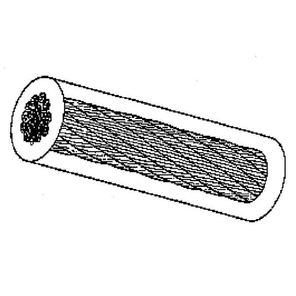 Stålwire Gunnebo G545446250 Ø4-6 mm, 1 m, 42-tråds, PVC-belagt 