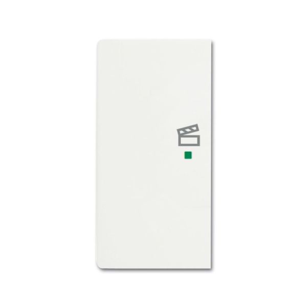 Enkeltvippe ABB Future Linear 6220-0-0609 scene, hvit Venstre