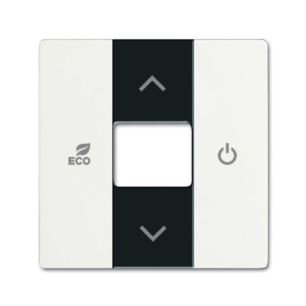 Centrumplatta ABB Future Linear 6220-0-0614 termostat Vit