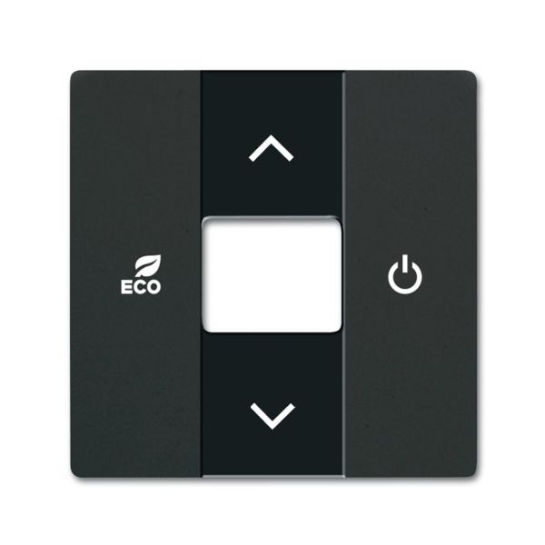 Midtplate ABB Future Linear 6220-0-0631 termostat Svart