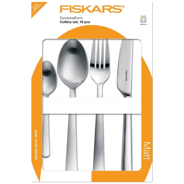 Ruokailuvälineet Fiskars Functional Form 16-osainen 