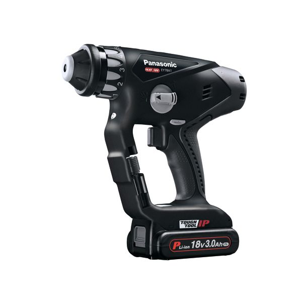 Slagboremaskine Panasonic EY78A1 med batteri og oplader 