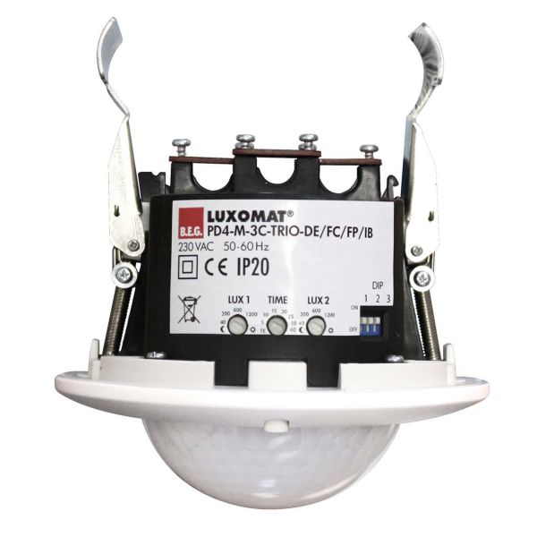 Bevægelsessensor Rutab 1300187 360°, 10-2000 lx, IP20 