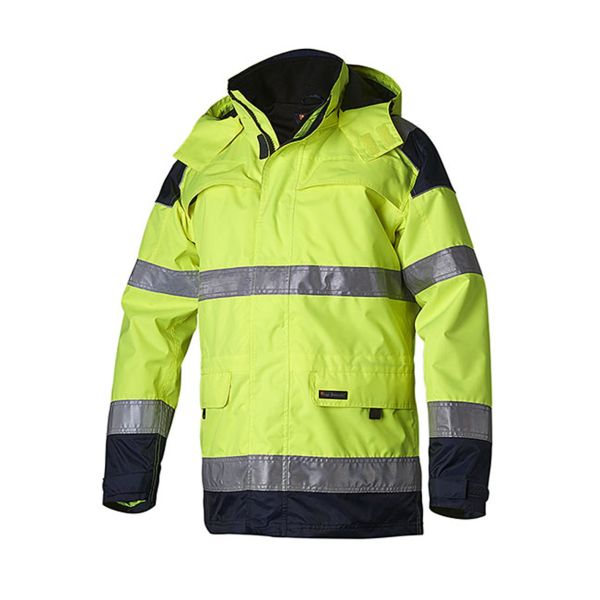 Vinterparka Top Swede 126 Bemærk, gul/marineblå M