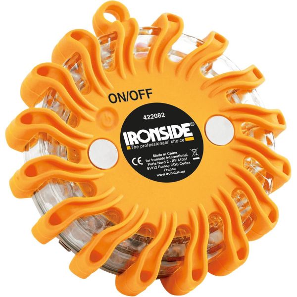 Advarselslampe Ironside 422082 med CR123A batteri 