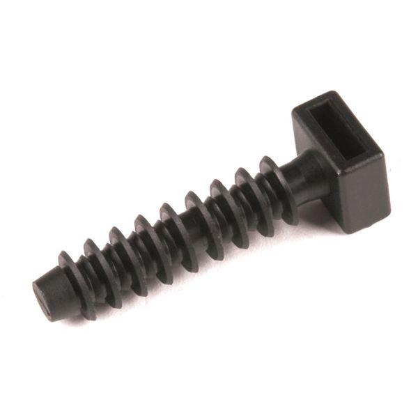 Fastgørelse af kabelbindere Hellermann Tyton 151-80110 Med stik, pakke med 100 