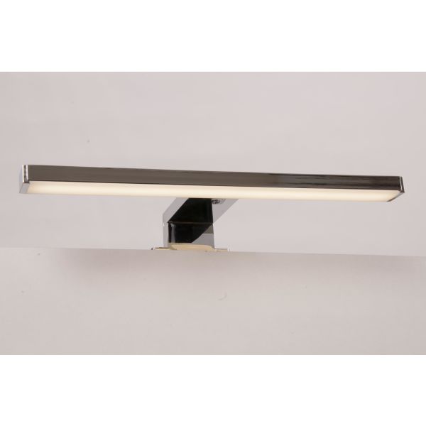 Lysrampe Skånebeslag Skåform 500 x 30 x 115 mm, LED, blankkrom 