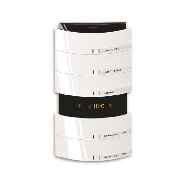 Rumstermostat ABB Busch-triton 6320-0-0064 5-polig Obehandlad, blank, vit
