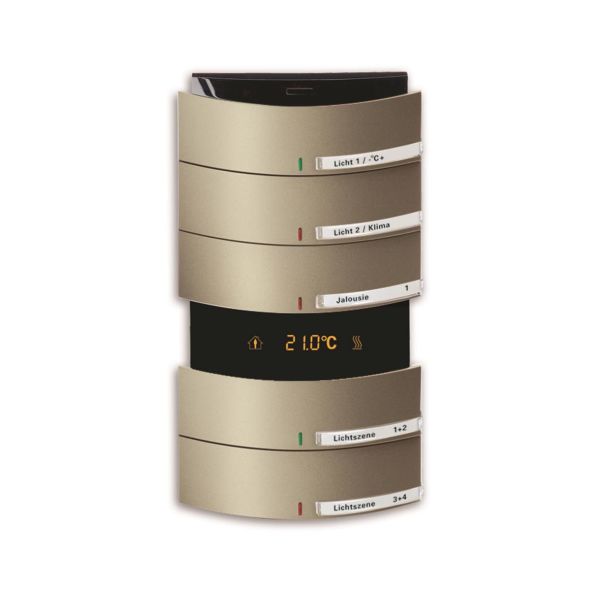 Romtermostat ABB Busch-triton 6320-0-0070 5-polet Lakkert, matt. palladium